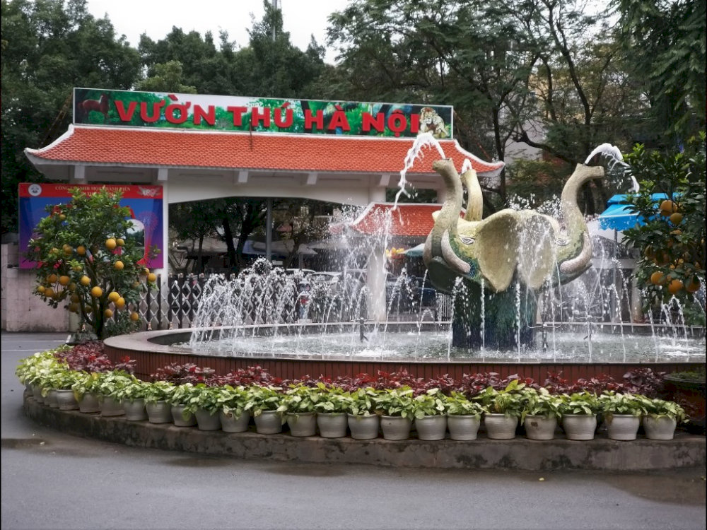 Hanoi Zoo offers easy access for both locals and tourists